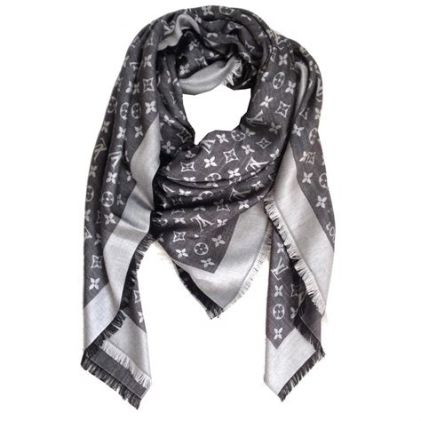 lv fur scarf|louis vuitton denim scarf.